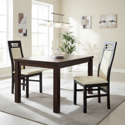 Solid wood chair modern designer long dining room chair kitchen decorative
