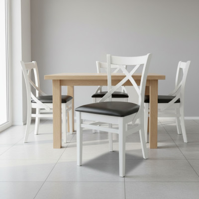 Solid wood chair modern designer silver dining chair kitchen decorative