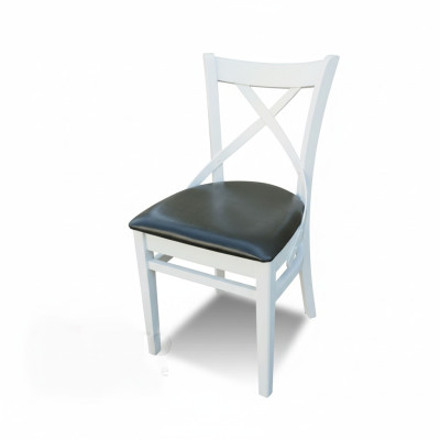 Solid wood chair modern designer silver dining chair kitchen decorative