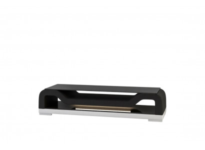 RTV TV Sideboard Leather Glass Table TV Cabinet Lowboard Mo.F
