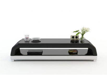 RTV TV Sideboard Leather Glass Table Television Cabinet Table Lowboard Mo.G