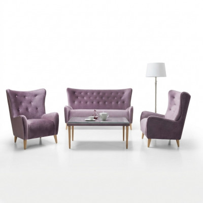 Sofa set 2.50+1+1+coffee table Sofa Chesterfield complete set suite couch