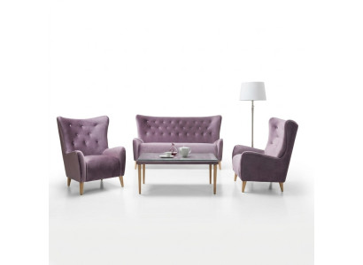 Sofa set 2.50+1+1+coffee table Sofa Chesterfield complete set suite couch