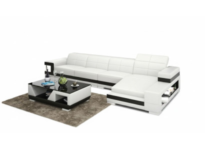 Sofa leather sofa couch living landscape corner modern corner sofa design set