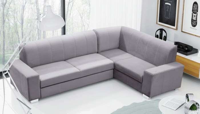Sofa Sleeper Designer Sofa with Bed Function + Bed Compartment Corner Sofa Couch NEW