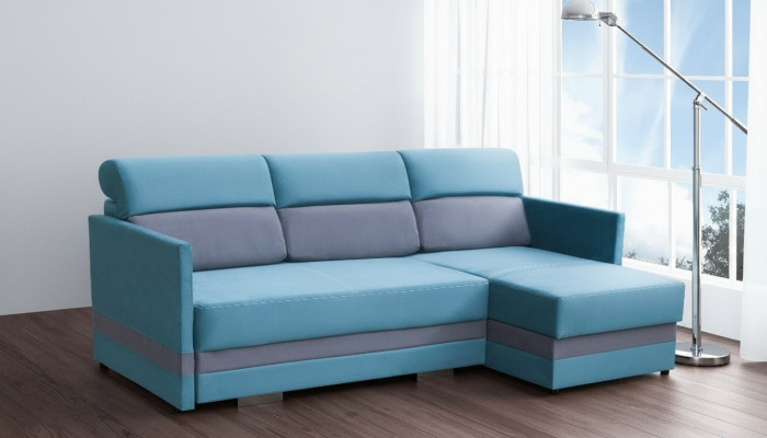 Sofa Sleeper Sofa Designer Sofa with Bed Function + Storage Compartment Corner Sofa Couch NEW