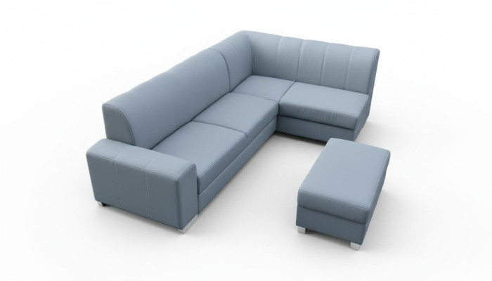 Sofa Bed Sofa Designer Sofa with Bed Function + Storage Compartment Corner Sofa Couch NEW