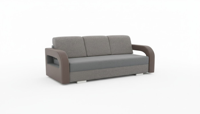 Sleeper Sofa Foldable Couch 3-Seater Sleeping Function + Storage Box Couch Design Sofa