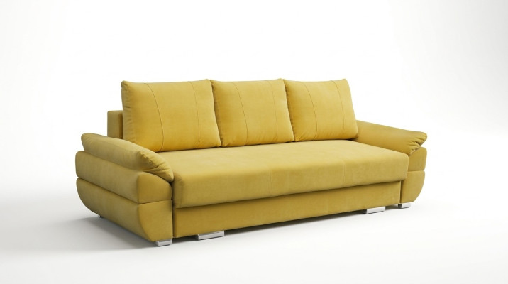3-seater sofa bed with folding couch and sleeping function including bed box