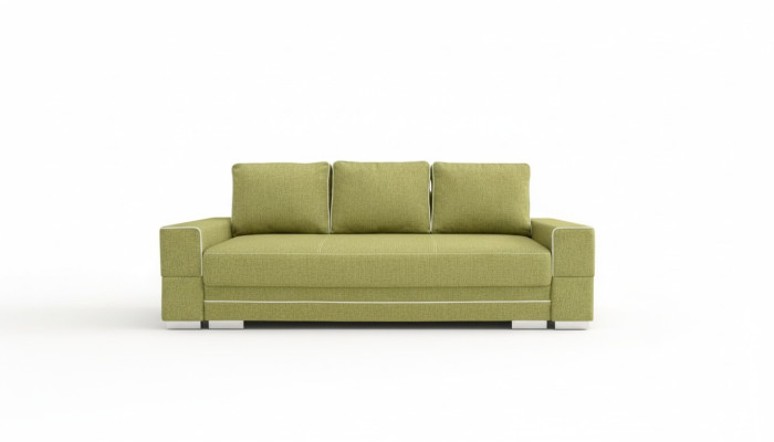 Sofa bed with folding couch, 3-seater, sleeping function + storage box, couch sofa, folding sofa
