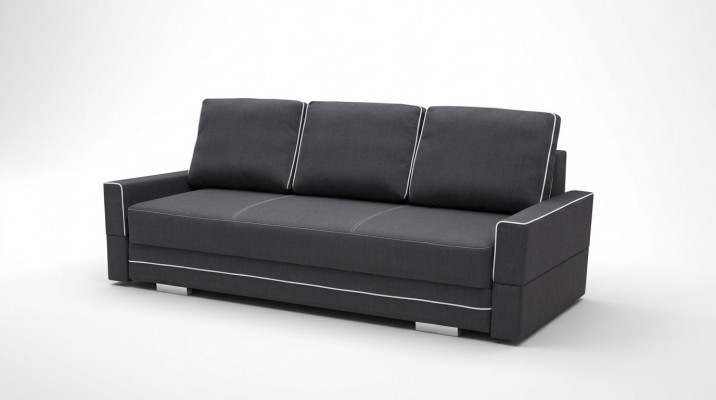 Sleeper Sofa Convertible Couch 3-Seater Sleeping Function + Storage Compartment Couch Sofa Convertible Sofa