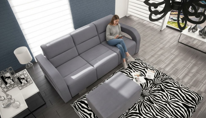 Sofa bed folding couch 3-seater with sleeping function + bed box couch sofa folding sofa