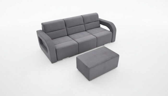 Sofa bed folding couch 3-seater with sleeping function + bed box couch sofa folding sofa