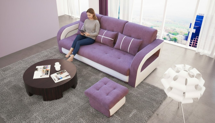 Sleeper Sofa Folding Couch 3-Seater with Sleeping Function + Storage Box Couch Sofa Folding Sofa