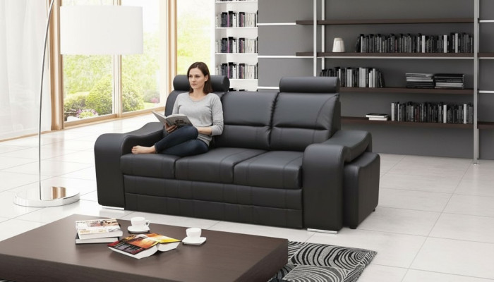 Sleeper Sofa Folding Couch 3-Seater with Sleeping Function + Storage Sofa Couch Folding Sofa