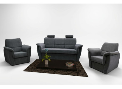 3+1+1 seater sofa set with bed function, storage box, upholstered suite, sofa couch new