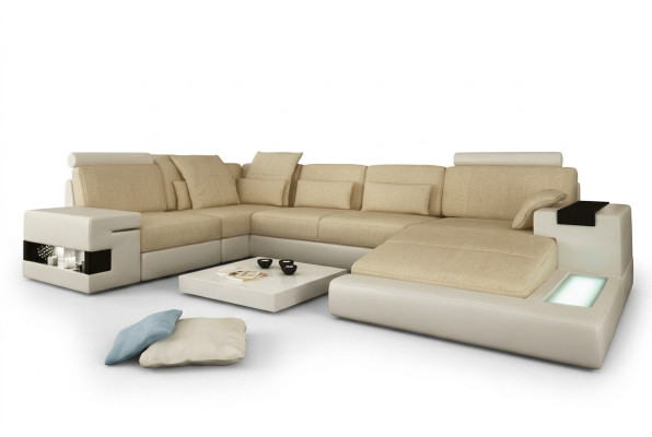 Corner sofa, sofa, couch, upholstery, U-shape, sectional, design couches, XXL, big