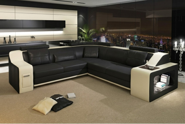 Stylish Living L-shaped Faux Leather Sofa for Ultimate Comfort