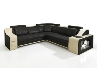 Stylish Living L-shaped Faux Leather Sofa for Ultimate Comfort