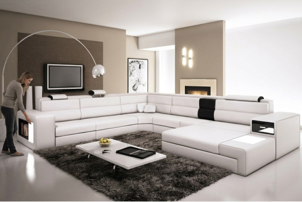 Corner sofa, sofa, couch, upholstery design, suite, textile, leather, living landscape