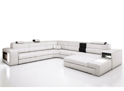 Corner sofa, sofa, couch, upholstery design, suite, textile, leather, living landscape