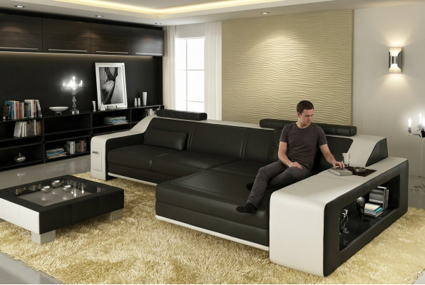 Exclusive Living Comfort Give your home luxury with our luxury L-sofa