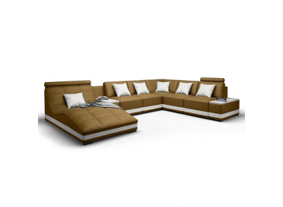 Designer sofa, corner sofa, living landscape, round sofa, leather sofa, couch, U-shaped sofa, NiddaA