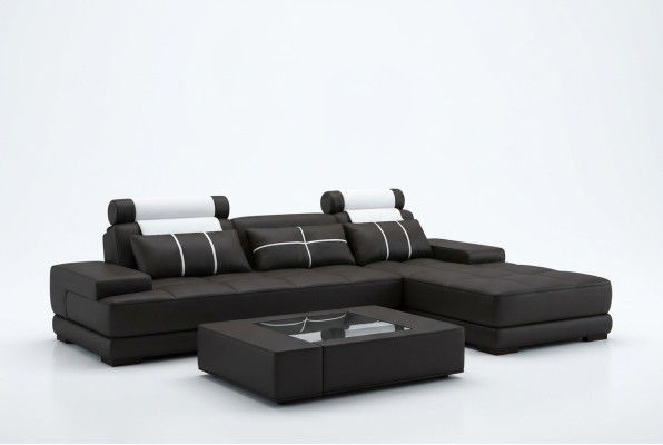 Leather sofa sectional sofa couch upholstery corner designer sofas couches new Paris white