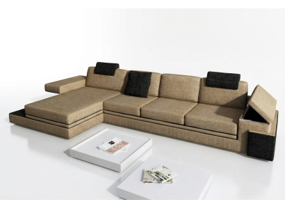 Design leather sofa couch upholstery suite living landscape corner textile
