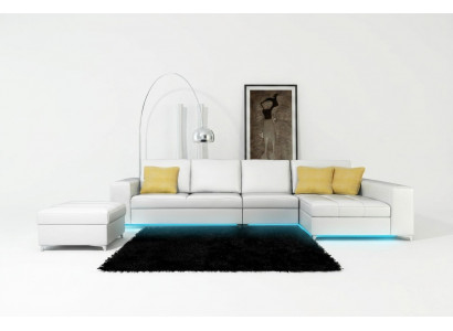 Leather sofa couch living landscape modern corner sofa corner suite design