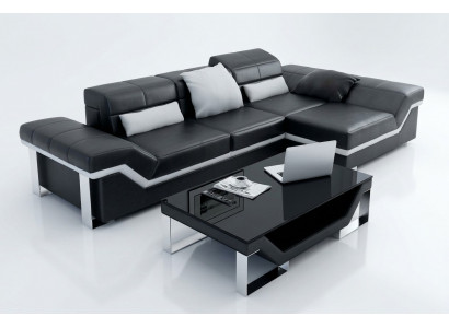 Leather sofa, sofa, couch, living area, corner sofa set, decor, modern design