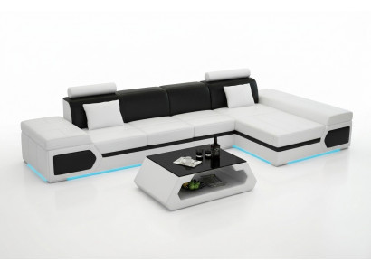 Leather sofa modern sofa couch living area corner sofa set decor design