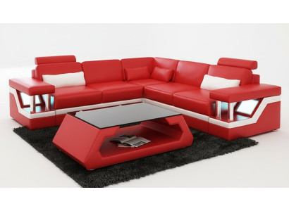 Leather sofa couch living landscape corner modern decor corner sofa design suite