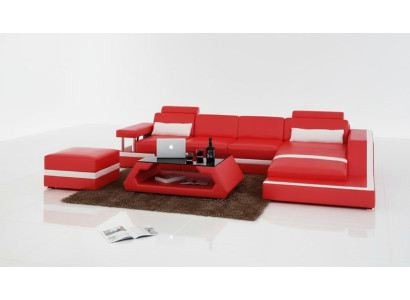 Leather Sofa Couch Living Landscape Modern Corner Decor Corner Sofa Design Suite