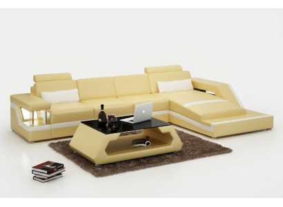 Leather sofa couch modern living area corner decor corner sofa design suite
