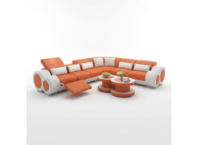 Leather sofa couch living landscape sofa modern corner corner sofa design suite