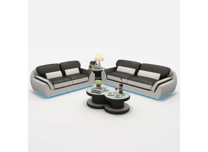 Leather sofa couch set new 3+2 seater set modern design sofa
