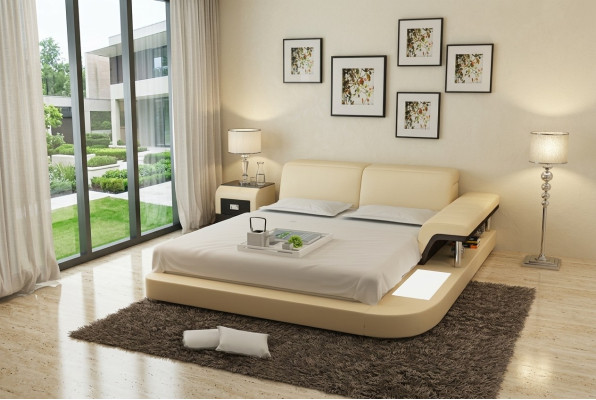 Designer bed upholstered bed luxury bed double bed marriage bed beds 140/160/180 cm