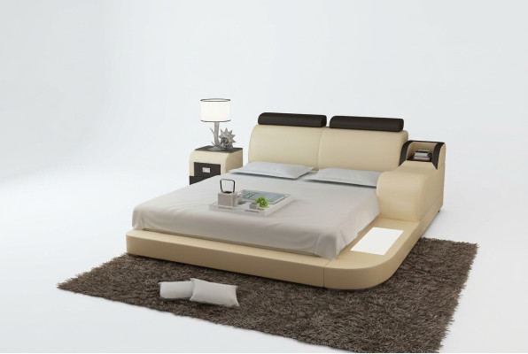Bed Design Luxury Luxury Beds Leather Modern Bedroom 140/160/180 LB8813