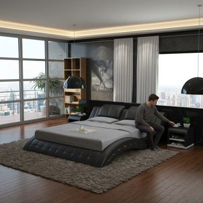 Luxury Leather Bed Design Upholstered Beds Double Matrimonial 140/160/180 LB8824B