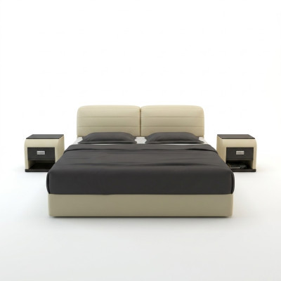 Leather Bed Design Upholstered Beds Luxury Double Modern Marital 140/160/180 LB8827