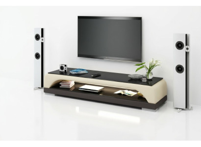 RTV TV Sideboard Leather Glass Table Television Cabinet Table Designer Decor