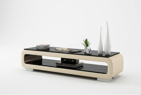TV sideboard decor leather glass table television table cabinet designer
