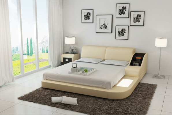 Waterbed Hotel Double Bed Beds Complete Leather Bed Upholstered Bed Water LB8815