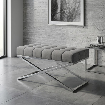 Stool Footstool Ottoman Seat Stool Pouf Living Room Designer Pufa LX