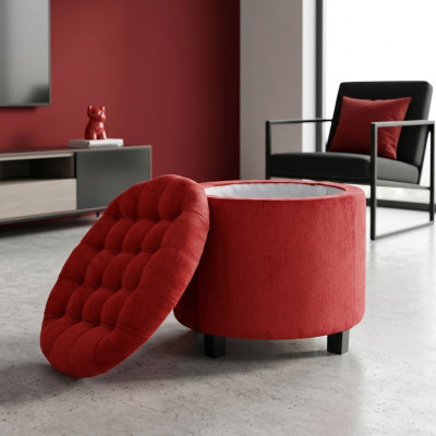 Stool Footstool Ottoman Pouf Living Room Designer Solano