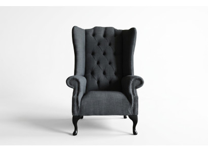 Wingback armchair, armchair, television design, upholstered sofa, chesterfield couch, textile, new 344