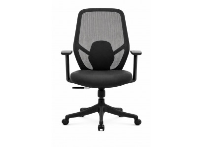 Ergonomischer Bürostuhl mit Mesh-Rückenlehne, verstellbaren Armlehnen