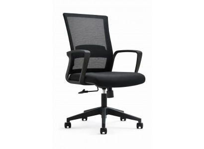 Ergonomischer Bürostuhl mit Mesh-Rückenlehne und stabilem Gestell