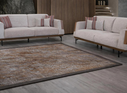 Beige Wohnzimmer Sofagarnitur 2x Polster 3-Sitzer Edle Couchen 2tlg